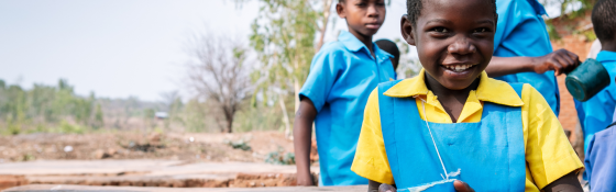 Girl in Malawi with a Mug